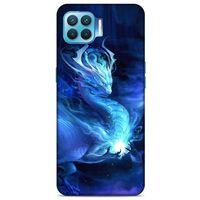 Oppo Reno 4 Lite Kılıf Dragons (36) Glitter Kılıf Ejderha Ateşi