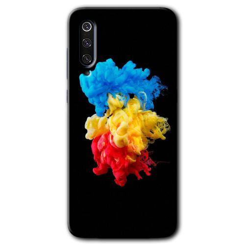 MRCİLETİSİM Xiaomi Mi 9 SE Kılıf HD Desen Baskılı Arka Kapak+Temperli Cam - Black 1