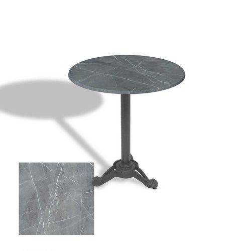 Dockers Çipa Döküm Ayak Yuvarlak Masa Çap 90cm - (Werzalit, Wermodin ve Allzalit Tabla) - Light Temperado