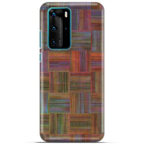 Lopard Huawei P40 Pro Uyumlu Kılıf Wood'X (48) Bumper Kılıf Desenli