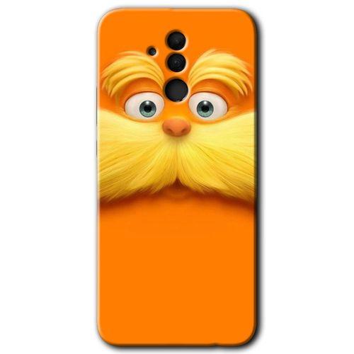 Huawei Mate 20 Lite Kılıf Baskılı Kapak - Garfield + 5D Tam Kaplayan Cam