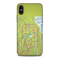 Apple iPhone XS Kılıf Japonya (32) Soft Silikon Kılıf Japonya Metro Haritası