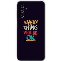 Samsung Galaxy M23 Kılıf Baskılı Kapak - Everything + 5D Tam Kaplayan Cam