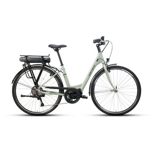Carraro E-Power Unisex Elektikli Sehir Bisikleti 45cm Mat Adaçayı -Koyu Yeşil