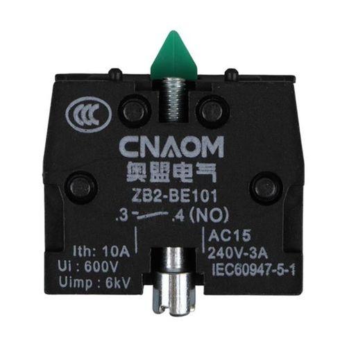 Lay5-Be102 22 Mm Kontak Blok No Yeşil