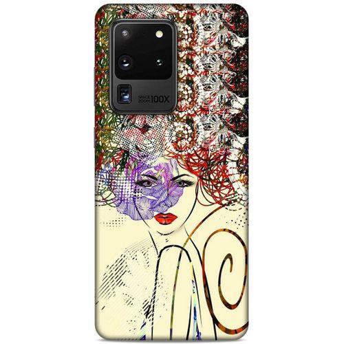 Lopard Samsung Galaxy S20 Ultra Uyumlu Kılıf Sürreal Yüzler ♀ (19) Kılıfları Baskılı
