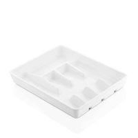 Soft Beyaz Akrilik Raf İçi Kaşıklık 26,5×34,5×4,5 cm