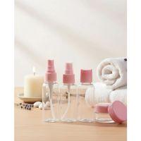 5 Parça Seyahat Boy Kozmetik Seti Şeffaf Düzenleyici