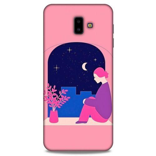 Samsung Galaxy J6 Plus Kılıf Depresyon (3) Kapak Lacivert Turuncu