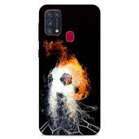 Lopard Samsung Galaxy M31 Uyumlu Kılıf FireX (35) Fit Design Kılıf Futbol