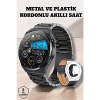 Akıllı Saat Sağlık Ve Fitness Takibi Bluetooth Bağlantılı Dokunmatik Ekran