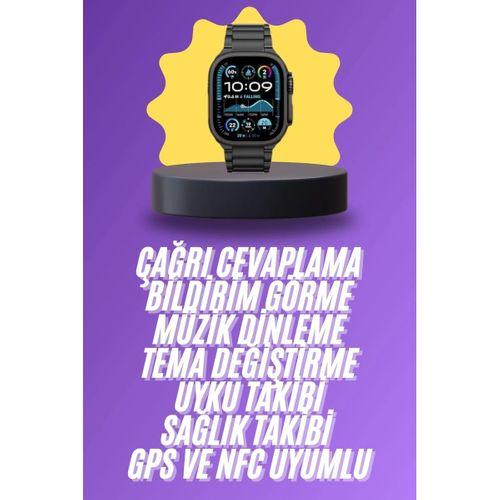 Ultra 3 Kordonlu Amoled Ekran Akıllı Saat Çok Fonksiyonlu Uyku Ve Sağlık Takibi