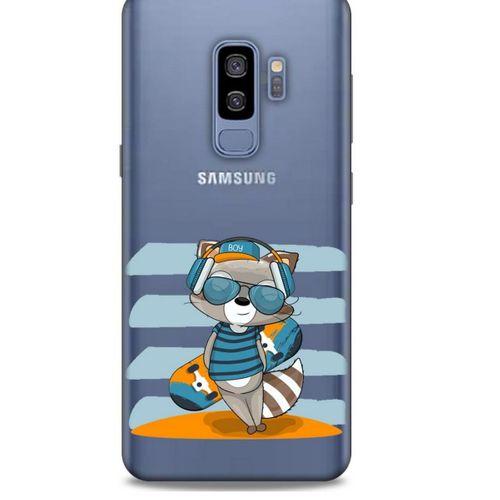 Zoologix (66) Samsung Galaxy S9 Plus Şeffaf Kılıf Silikon Desenli