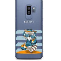 Zoologix (66) Samsung Galaxy S9 Plus Şeffaf Kılıf Silikon Desenli