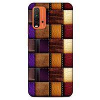 Lopard Xiaomi Redmi Note 9 4g Uyumlu Kılıf Patchwork (13) Silikon Kap