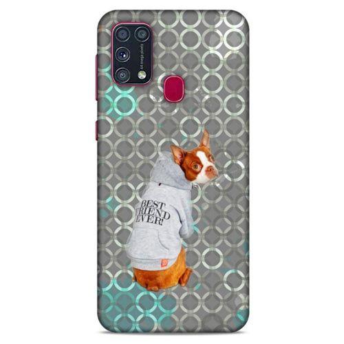 Samsung Galaxy M31 Kılıf Köpek Kıyafetleri (44) Tough Armor Kılıf Boston Terrier Eşofman