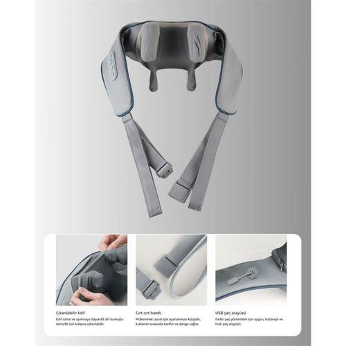 1800mah Pil Kapasiteli Boyun Masaj Aleti