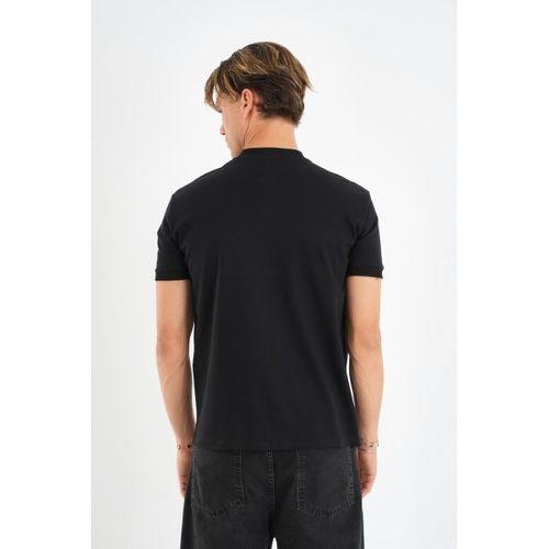 ALEXANDERGARDI Fermuarlı Yaka Detaylı Erkek T-shirt