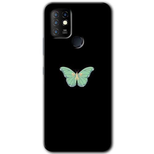 İnfinix Hot 10 Kılıf HD Desen Baskılı Arka Kapak - Butterfly Tree