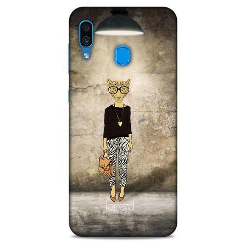 Samsung Galaxy A30 Kılıf FunnyMaX (20) Koruyucu Kılıf Kahverengi Kaplan