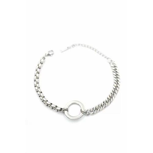 Halka Zincirli Bileklik - Gümüş