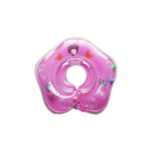 Deniz Havuz Emniyet Kilitli Bebek Yüzme Boyun Simidi Pembe
