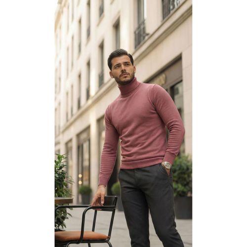 Erkek Boğazlı Yaka Uzun Kollu Triko