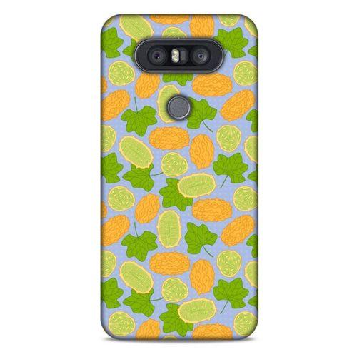 Frutix Kiwano 01 LG K41S - K51S Kılıf Desenli Silikon