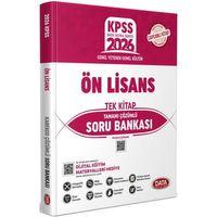 2026 KPSS Ön Lisans Soru Bankası Çözümlü Tek Kitap Data Yayınları
