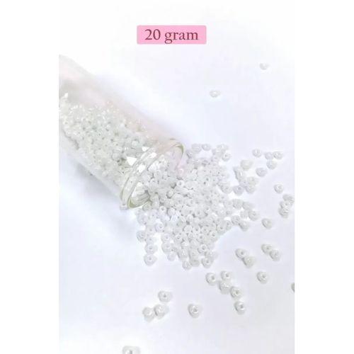 Dökme Cam Kum Boncuk (8/0) 3 mm - 4 Renk - Toplam 80 Gram - BNC416