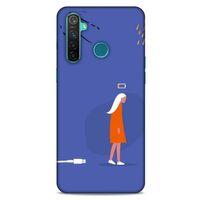 Oppo Realme 5 Pro Kılıf Depresyon (36) Glitter Kılıf Yeşil Tonları
