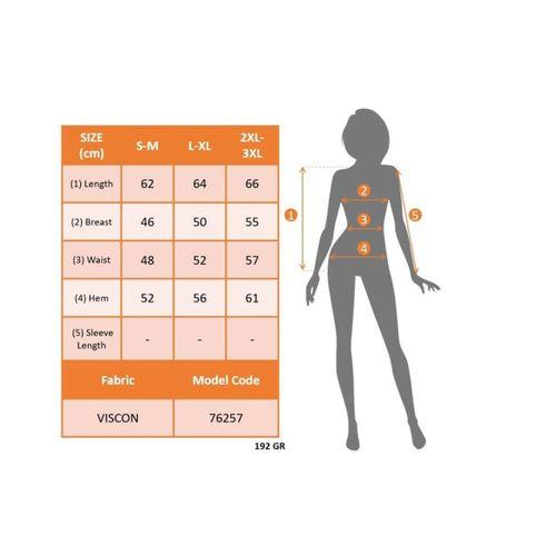 Kadın Askılı Geometrik Yaka Kuş Gözü Detaylı Viskon Bluz
