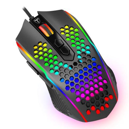 T-DAGGER T-TGM310-LIT, Imperial Lite, RGB Backlight, 8 Programlanabilir Buton, USB Kablolu, 10.00DPI, Gaming Mouse