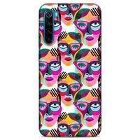 Lopard Xiaomi Redmi Note 8T Uyumlu Kılıf Sürreal Yüzler ♀ (4) Koruma Kılıfı Desenli