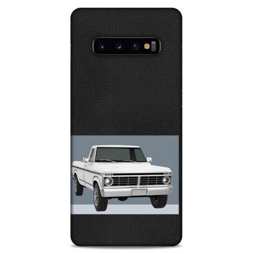 Lopard Samsung Galaxy S10 Plus Uyumlu Kılıf PickUpX (9) Kılıf İnci Beyazı