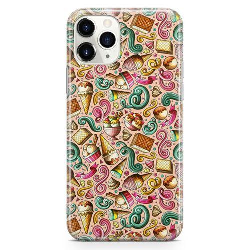 Apple iPhone 11 Pro Kılıf Gelato Dondurma Arka Kapak Koruma Desenli Full Koruyucu