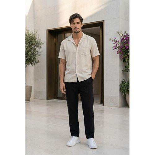 Prawer Baggy Kalıp Odessa Kumaş Jogger Erkek Pantolon- Siyah