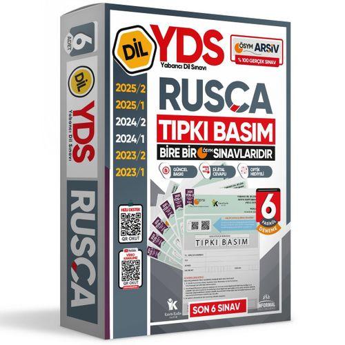 2026 YDS Rusça ÖSYM Tıpkı Basım Çıkmış Soru Deneme Paketi 6lı Fasikül SETİ