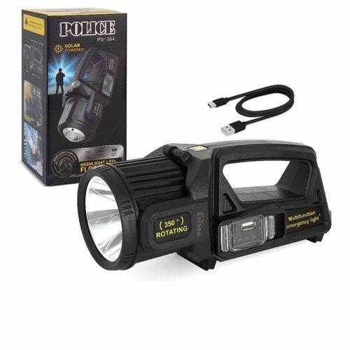 Police Ps-384 Şarjlı Güneş Enerjili Spot Fener
