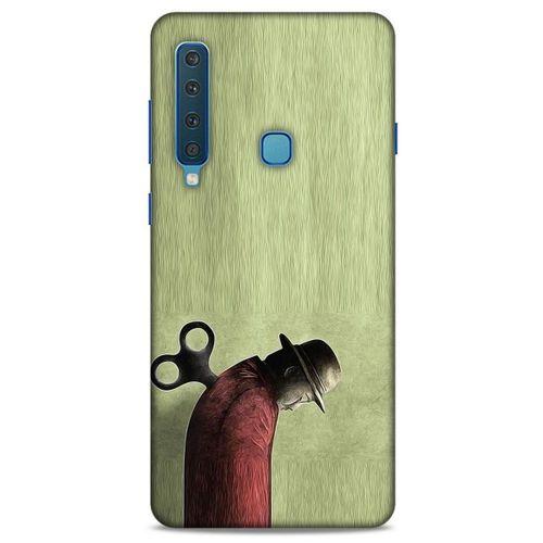 Samsung Galaxy A9 2018 Kılıf Depresyon (48) Bumper Kılıf Kahve Yeşil