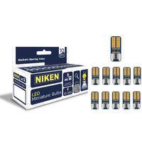 Niken LED Ampul T10 Canbus Park Ledi 24 Ledli Turuncu 12V-24V 10'lu Paket