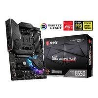 MSI MPG B550 GAMING PLUS DDR4 4400MHZ 1XHDMI 1XDP 2XM.2 USB 3.2 ATX AM4