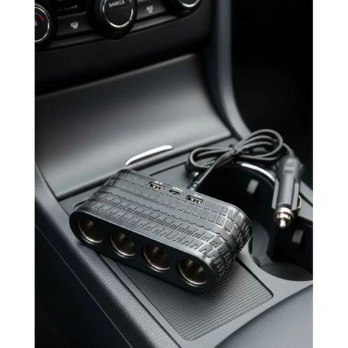Araç İçi Güç Dağıtıcı 4 Çakmaklık 2 Usb 1 Type C Şarj Ünitesi