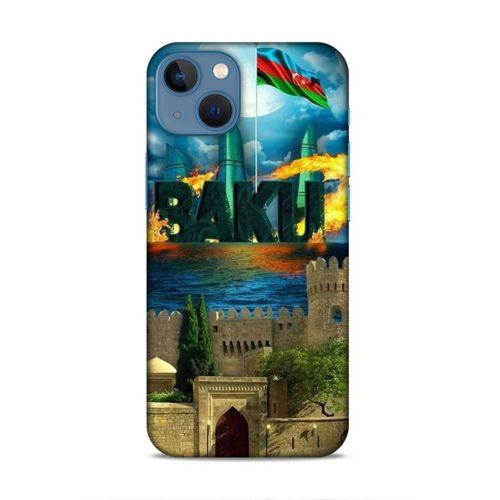 Apple iPhone 13 Mini Uyumlu Kılıf Azarbaijan (50) Shockproof Kılıf Bakü Simgeler