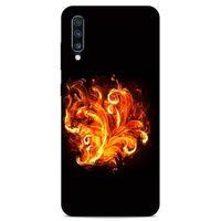 Lopard Samsung Galaxy A70s Uyumlu Kılıf FireX (22) Tam Koruma Kılıfı Ateş Buket