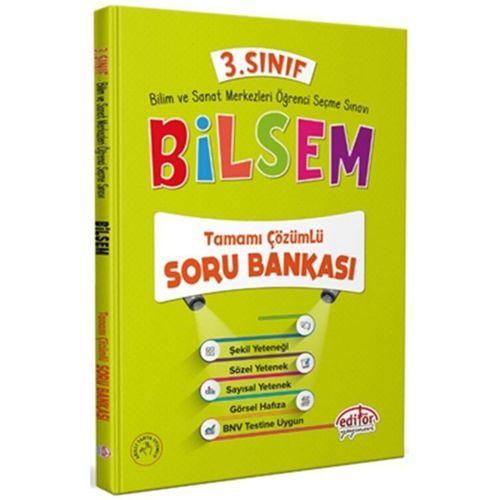 3. Sınıf Bilsem Tamamı Çözümlü Soru Bankası Editör Yayınları