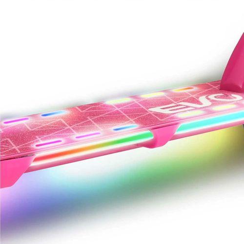 Evo 2 Tekerlekli Flash Işıklı Pembe Scooter