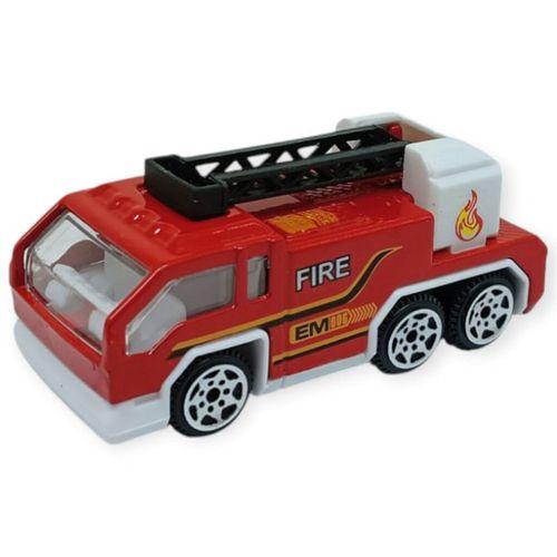 İş Araçları Serisi - İtfaiye Araç Seti 5 Parça 7 cm - TH733