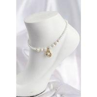 Beyaz İnci İstiridyeli Model Halhal