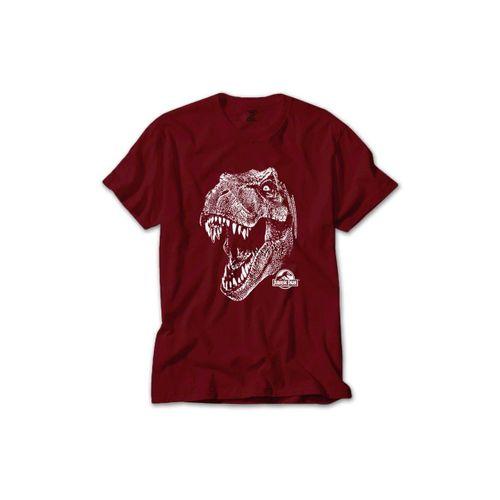 Jurassic Park Rex Renkli Tişört Sarı Renkli